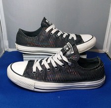 Converse Chuck Taylor OX 540418F Sneaker Shoes Women's Size 7 Metallic Black