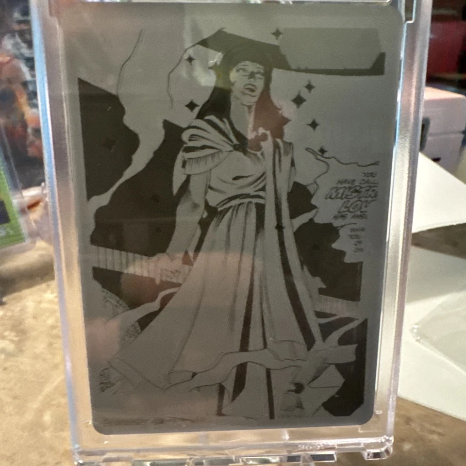 2024 Upper Deck Marvel Infinity Trilogy Mistress Love Yellow Printing Plate - Image 2 of 4