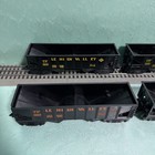 Lot of six Marx Lehigh Valley Coal Hoppers Mixed Trucks yellow and orange pics — photo 7
