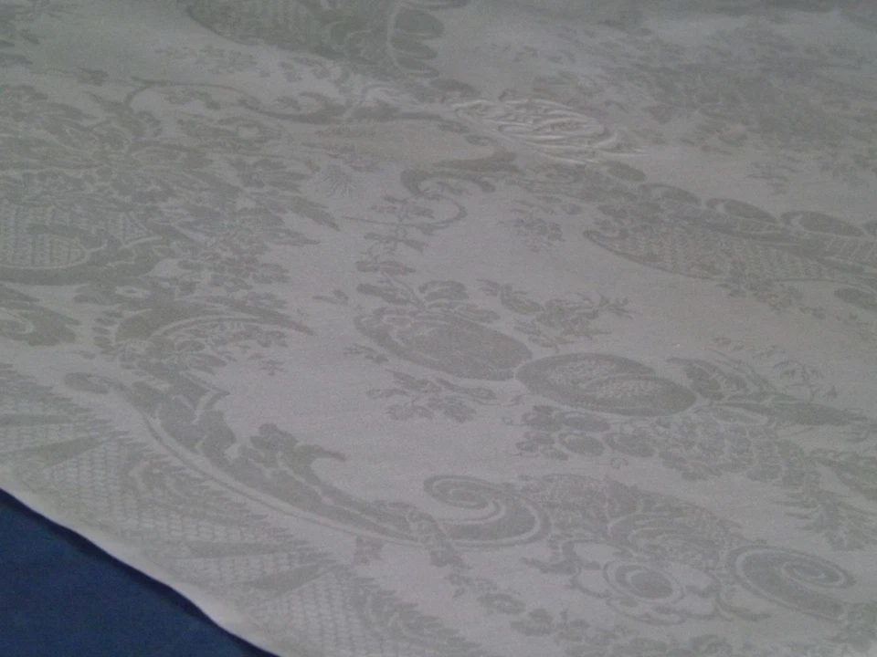 série de 18 superbes serviettes de table, damas de PUR fil de lin, anciennes - Photo 3/4