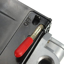 Heavy Duty Pressure Switch for Air Compressor 135-175 Psi Four 4 Port 26 Amp