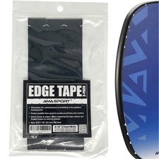 AMA SPORT Pickleball Paddle Edge Guard Tape 3 Pack - 23mm Width - Black - E23-B3
