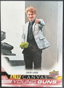 2022-23 UD Series 2 Jakub Lauko C224 Young Guns Canvas RC