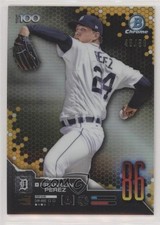 2019 Bowman Scouts' Top 100 Gold Refractor 45/50 Franklin Perez #BTP-86 7qg