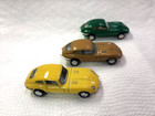 Vintage Lot Of 3 Early hub Playart JAGUAR E TYPE , HK, Nice