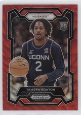 2024-25 Panini Prizm Draft Picks Red Wave Prizm Tristen Newton #51 0jm6