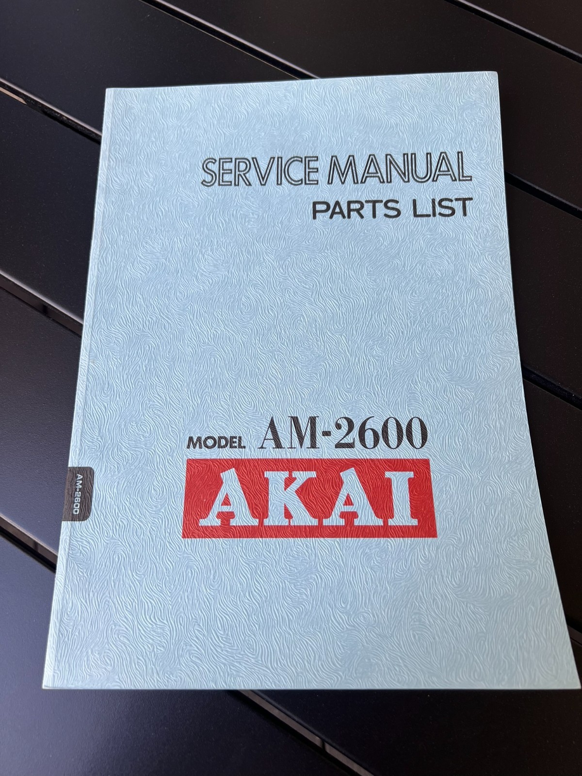 Original AKAI AM-2600 Service Manual/Schematic