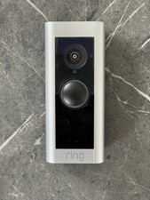 Ring Pro 2 Video Doorbell - Satin Nickel, boxed + extra white fascia plate