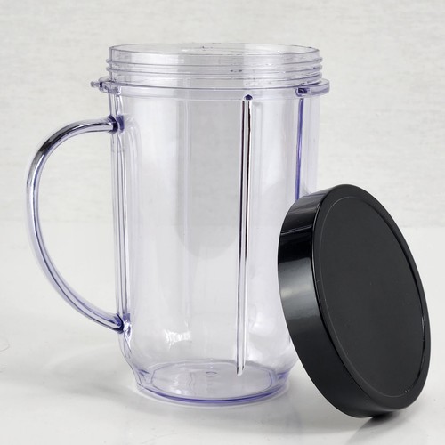 Magic Bullet MB1001 OEM 16oz Party Mug Cup w/ Handle & Lid Replacement Part - Picture 2 of 9