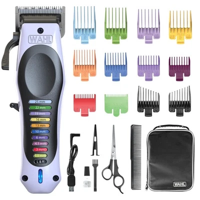 Wahl 3028048 Color Pro Cordless Lithium Haarschneider Akku Rasierer Komplettset