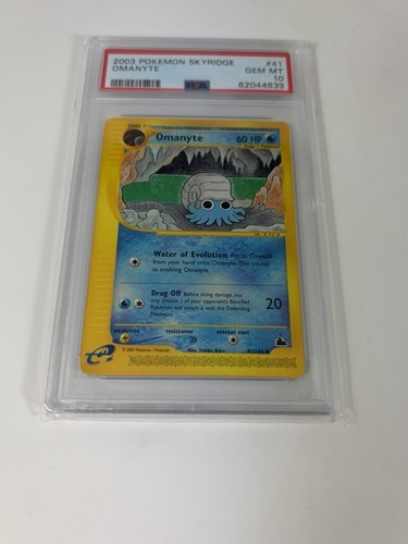 Omanyte graded PSA 10 for sale on eBay