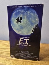 E.T. The Extra-Terrestrial VHS 1982 Sci-Fi Family MCA Green Top Watermark