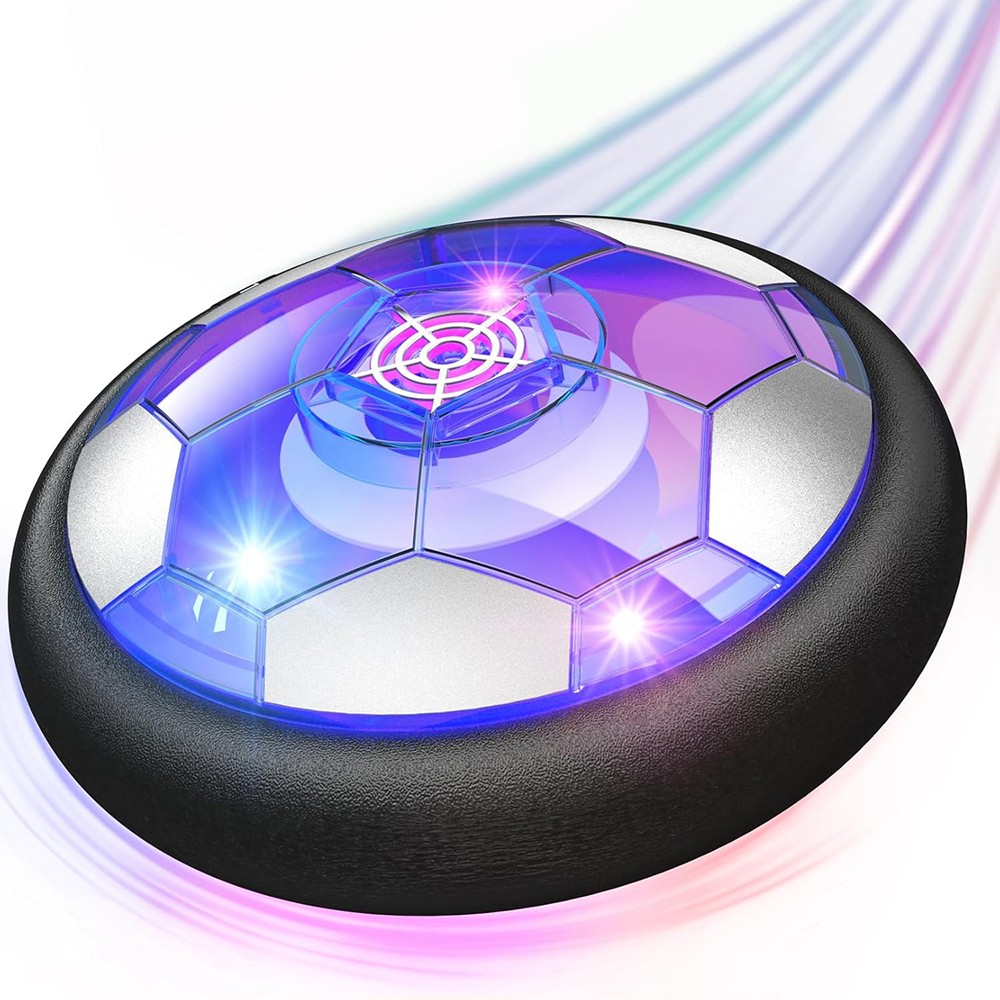 4-in-1 Hover Soccer Ball and Hockey Bowling Set Indoor Outdoor Sports Game Toys