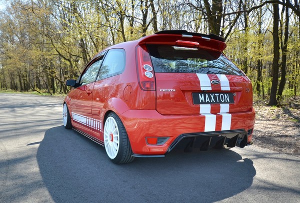 Maxton Design Heckansatz Diffusor Passend FüR Ford Fiesta ST Mk6 Schwarz Hochgla-image