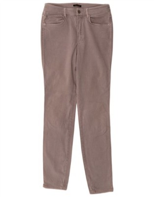 Massimo Dutti Womens Slim Casual Trousers EU 38 Small W28 L29 Grey Cotton CW17