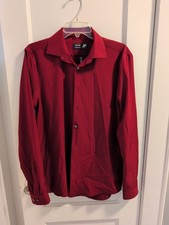 JF J. Ferrar Men's Slim Fit Stretch Dress Shirt