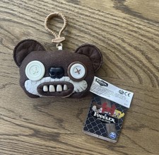 Fuggler Spinmaster Original Collectible Keychain Teddy Bear Nightmare Brown NWT