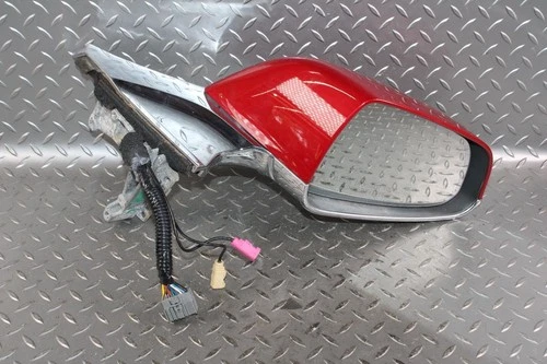12-20 Model S Red Painted Chrome Passenger Right RH Power Door Mirror OEM OE WTY