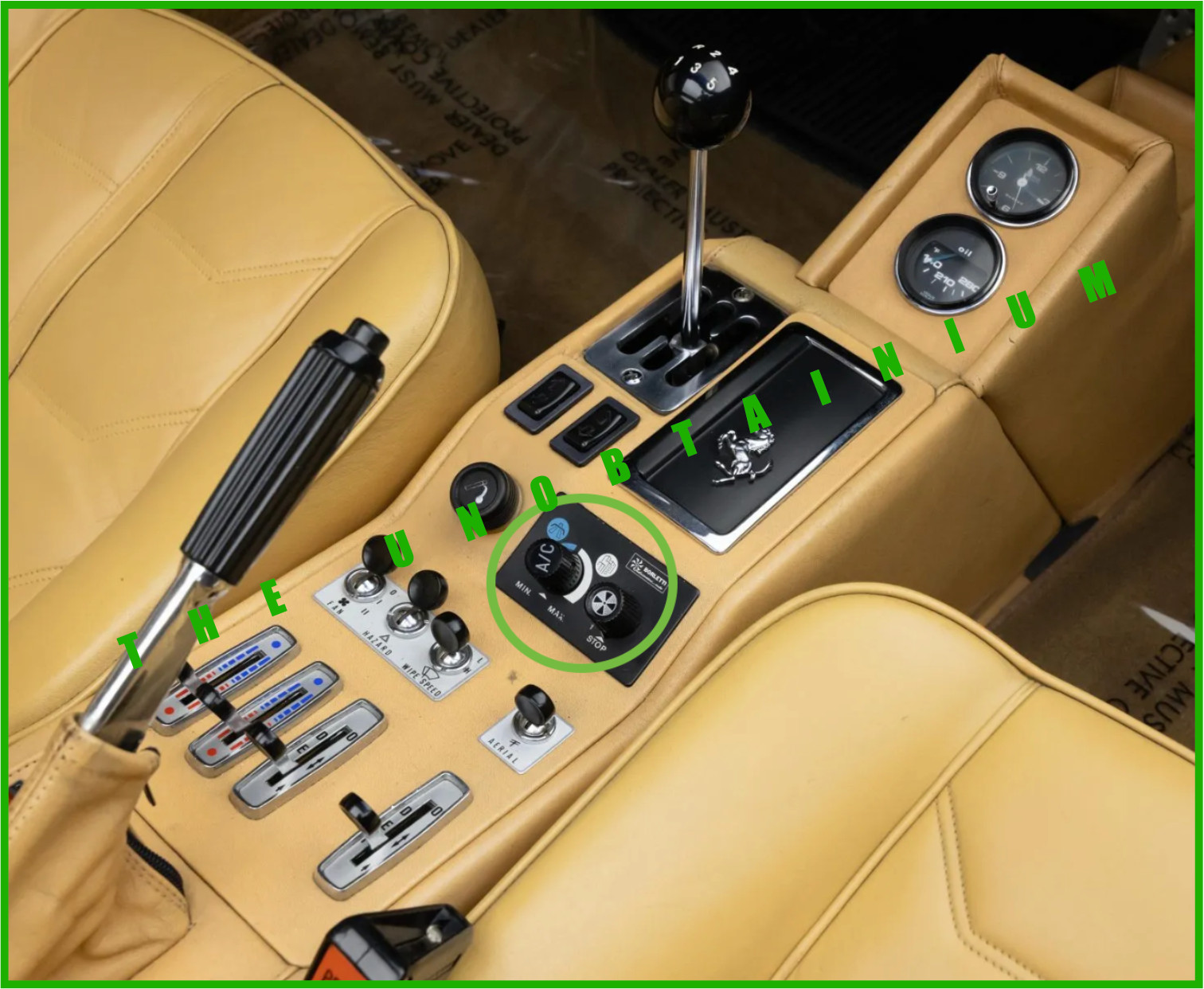 FITS/FOR FERRARI 208, 246, 308, 328, 365, 400 & 512BB PART #105908, 60928300