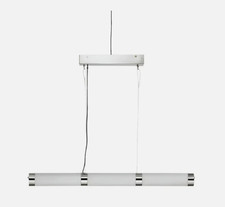 Andrew Martin Stream Marble Linear Pendant Light Bar 106cm Designer RRP £1395