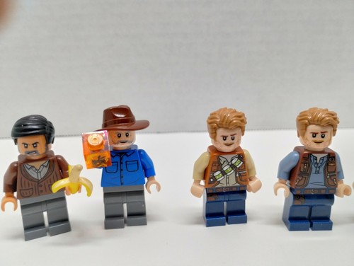 LEGO Jurassic World Minifigures Grady Dr. Wu Dearing Watts Accessories Set Of 9 - Picture 2 of 7