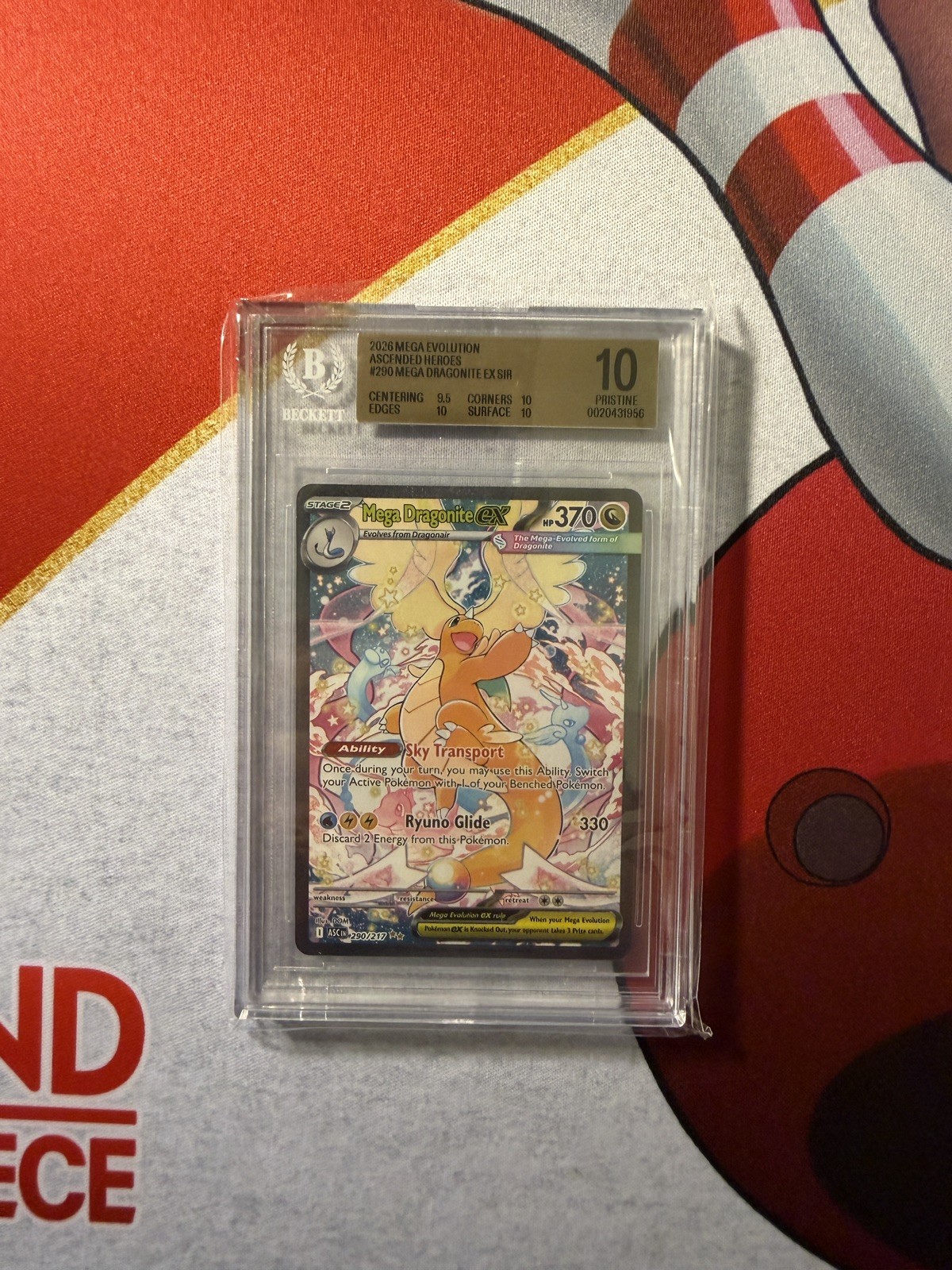 2026 Pokemon Mega Dragonite ex PRISTINE Special Illustration Rare 290/217 BGS 10