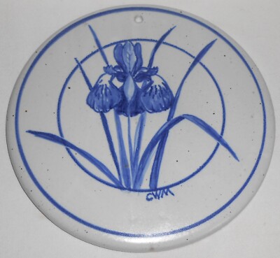 Blue Spruce Pottery STONEWARE TRIVET Oatmeal Tile Bread Recipe BEND, OREGON