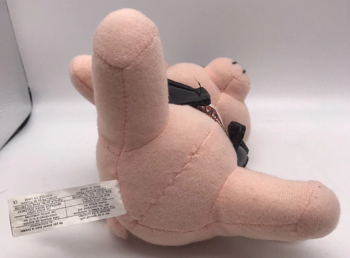 Harley Davidson 1998 Play By Play Biker Pig W/vest