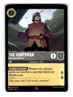Disney Lorcana Rise of the Floodborn 194/204 EN2 The Huntsman - Reluctant Enforc