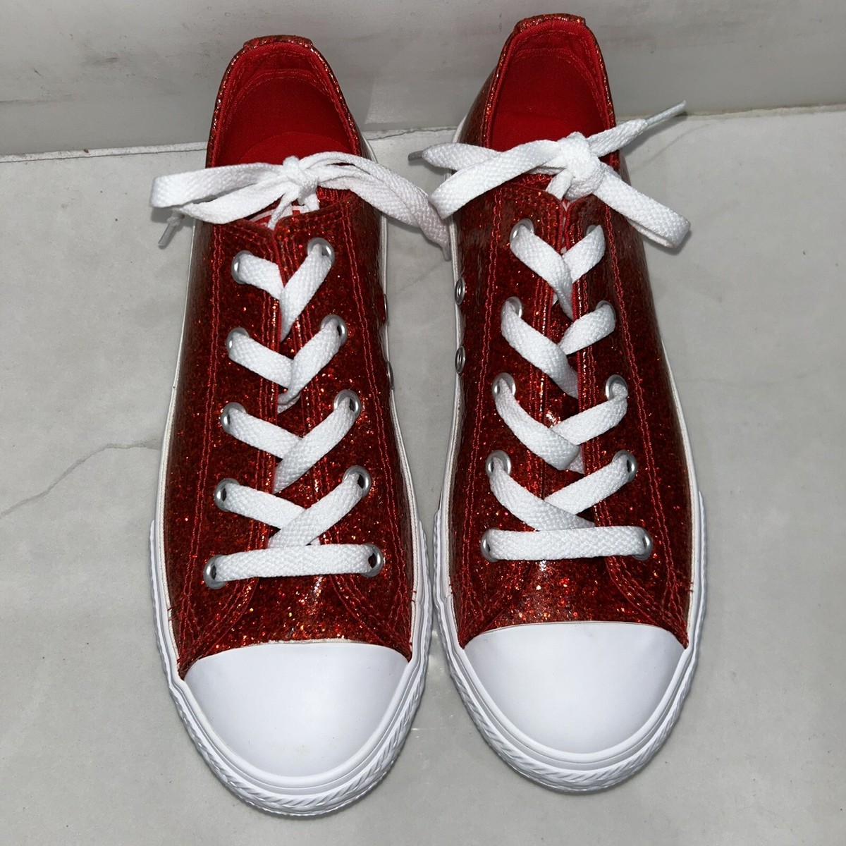 Chuck Taylors Red Sparkle Converse Womens Converse Red Sparkly