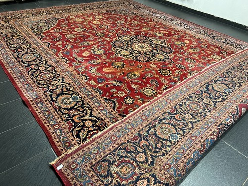 Prachtvoller Handgeknüpfter Orientteppich Keschan 430x330 cm carpet rug - Bild 18 von 24
