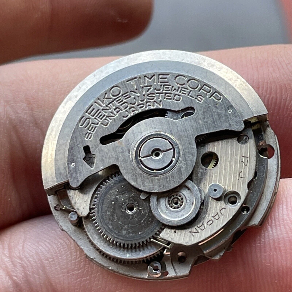 VTG Seiko Time Corp Seventeen Jewel Unadjusted Movement | eBay