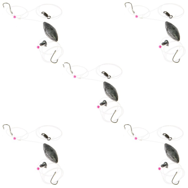 5 x SEA FISHING RIGS AND WEIGHTS FOR PIER SHORE FISHING TACKLE eBay