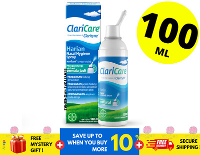 CLARICARE DAILY NASAL HYGIENE SPRAY 100ML -  nasal hygiene & for allergy relief