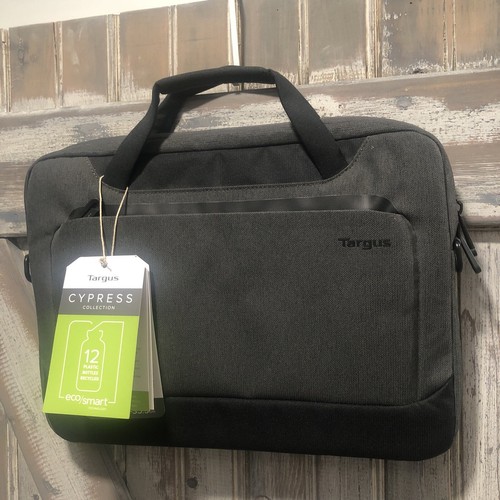 TARGUS - CYPRESS ECO Laptop SLIPCASE 14” GREY NWT Eco Smart Messenger Bag