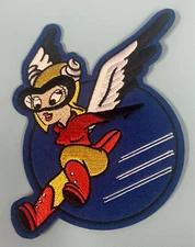 WASP "FIFINELLA" PATCH ~WOMENS AIR FORCE SERVICE PILOTS -FELT CONSTRUCTION