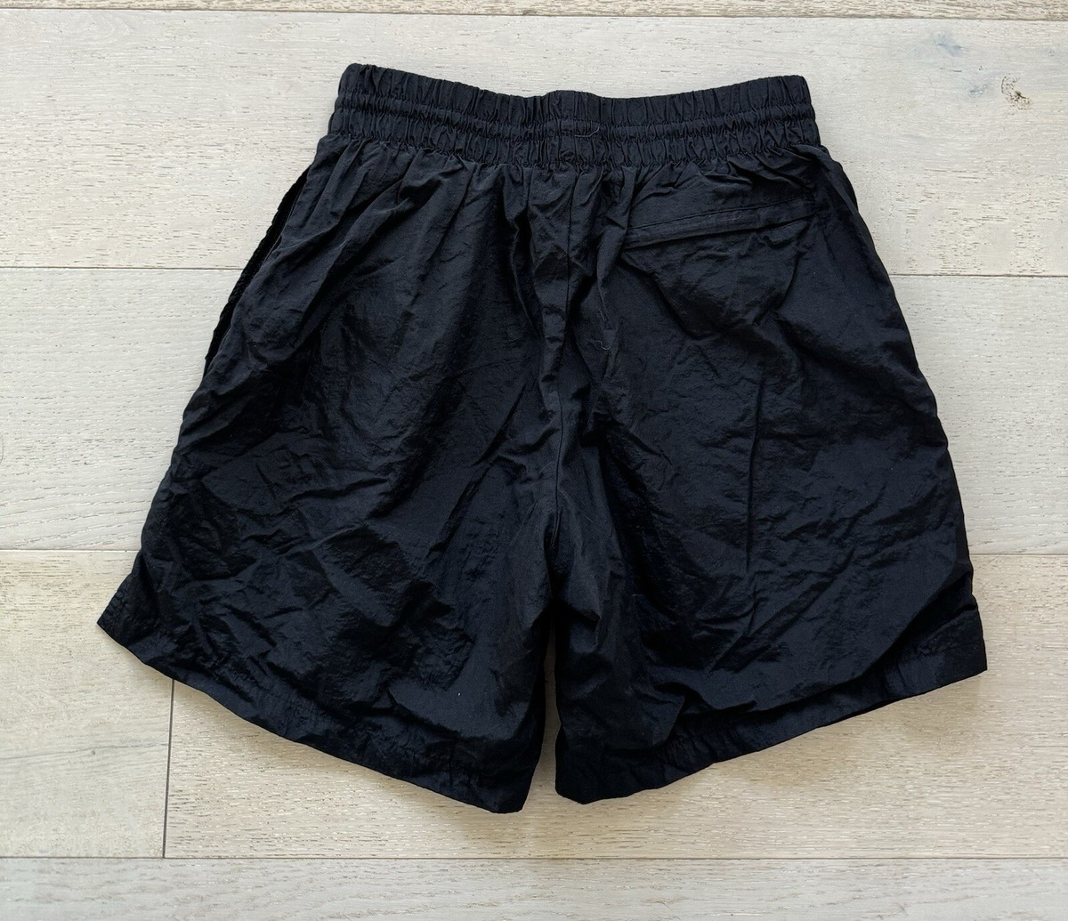 Vintage 80's Guess Shorts Mens S Black Lightweight Nylon Lined