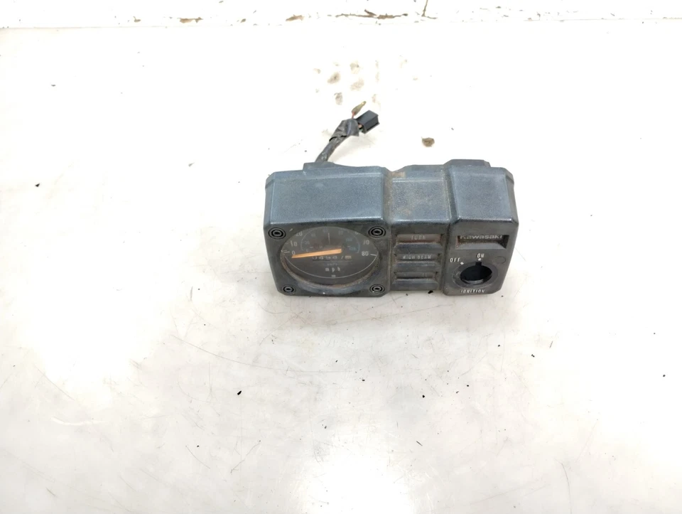 Kawasaki KE100 KE100B 2001 01 velocímetro medidor de velocidad Foto 2 de 4