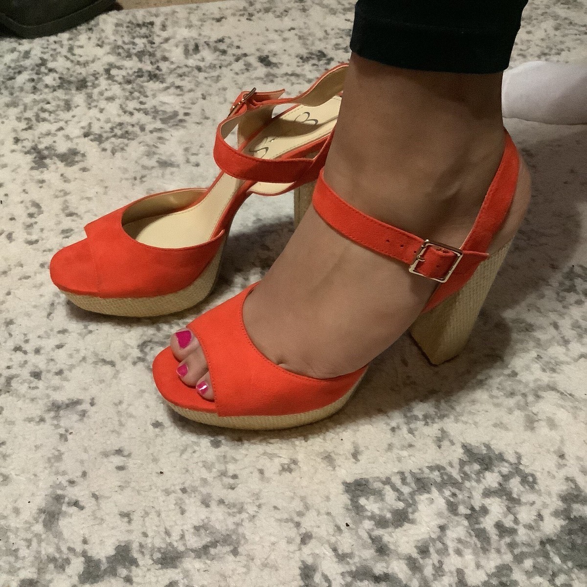 Jessica Simpson Priella Natural Woven Jute Espadrille Platform