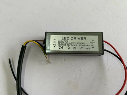 LED Driver Power Supply 1500mA Transformer For 50W Floodlight Waterproof IP65 - Afbeelding 1 van 3