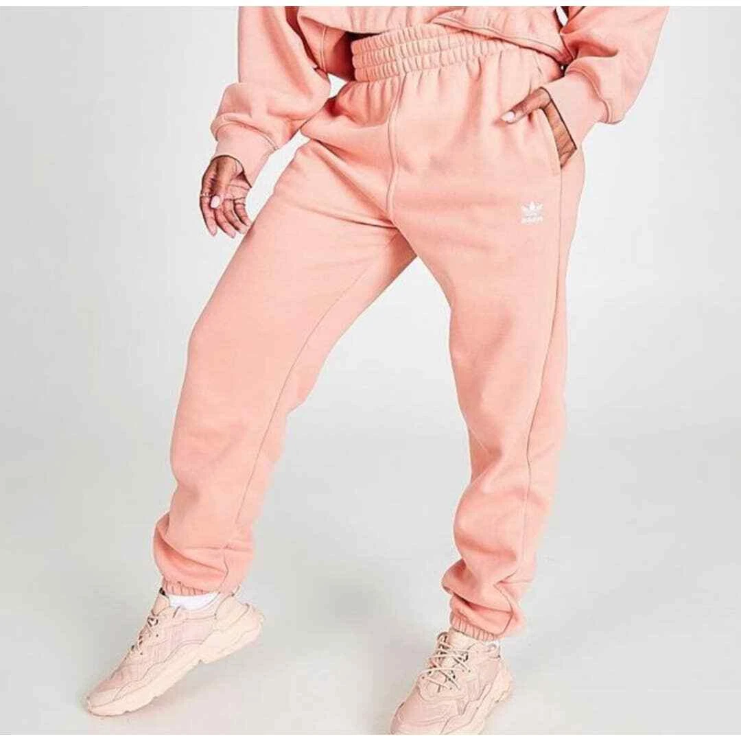 Adidas peach joggers clearance