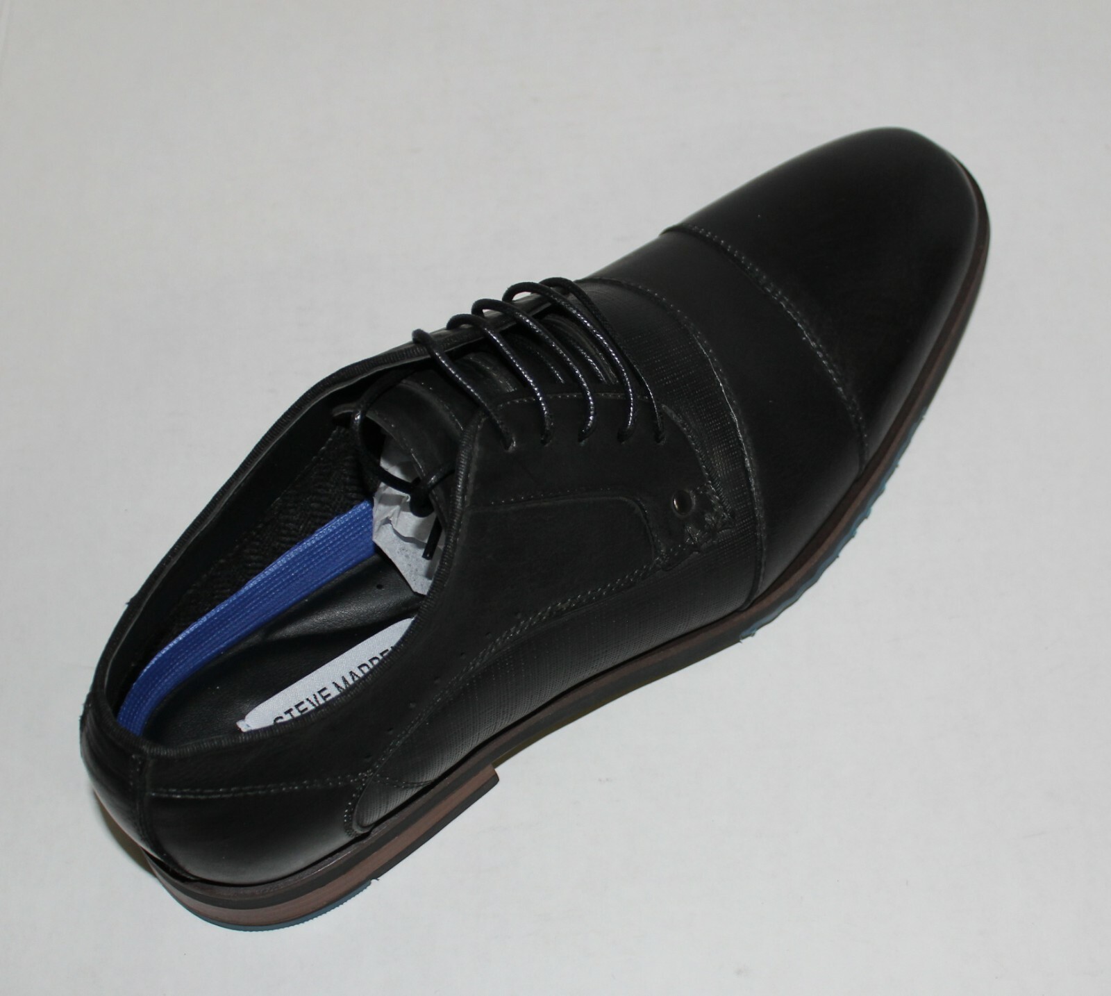 SAOLA STEVE MADDEN MALL BERRETTO PUNTA PELLE DERBY US 13