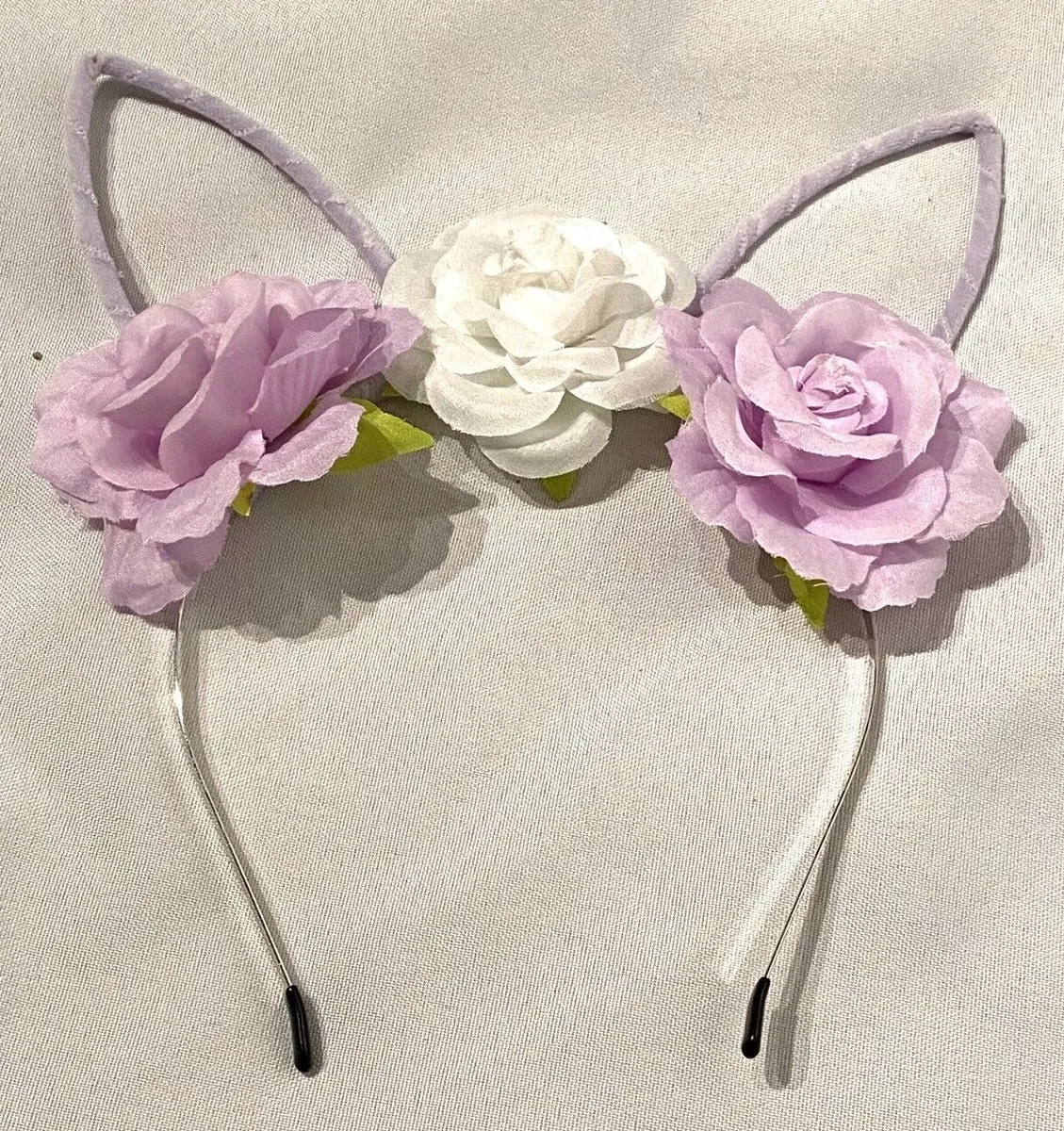 Floral cat ears top