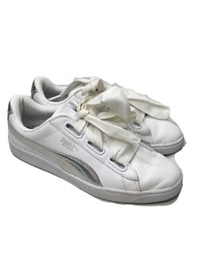 puma basket heart explosive white