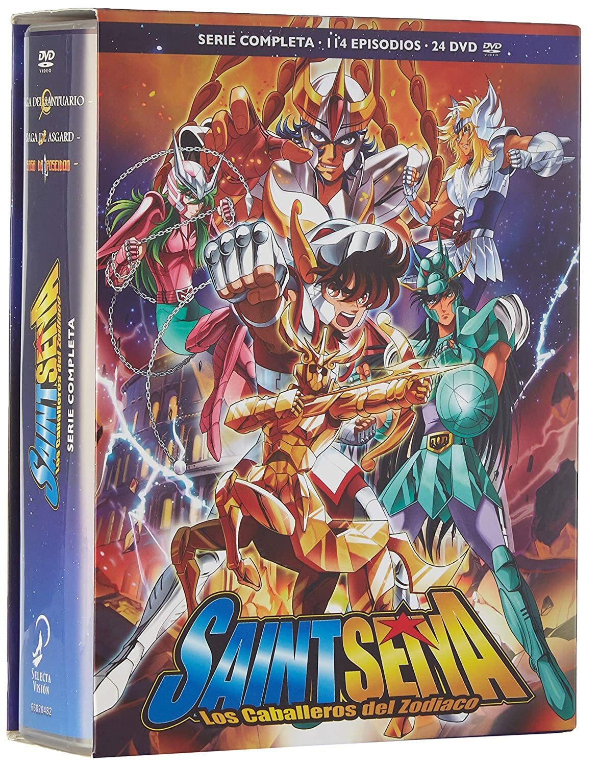 Saint Seiya - Caballeros Del Zodiaco SERIE CLASICA COMPLETA DVD EDICION ESPAÑA