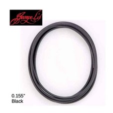 George L's 0.155" Patch Cable, Black - Bulk cable, per foot