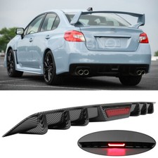 For Subaru Wrx Sti Carbon Rear Bumper Diffuser Spoiler Splitter Led Brake Light For Subaru Wrx Sti Carbon Rear Bumper Diffuser Spoiler Splitter Led Brake Light