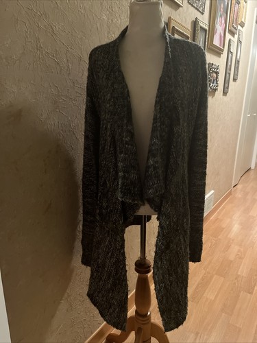 Open Cardigan Sweater Size 