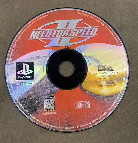 Need for Speed II (Sony PlayStation 1, 1997) PS1 (Disc Only)....FREE S&H!!!