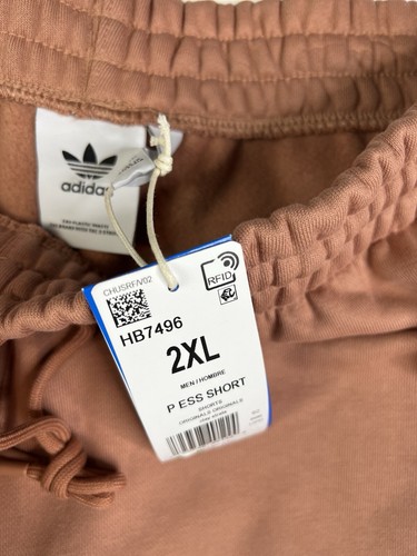 NUEVO HOMBRE ADIDAS ORIGINAL TRÉBOL SHORTS ~2xL Clay Strata A030125 - Imagen 4 de 5